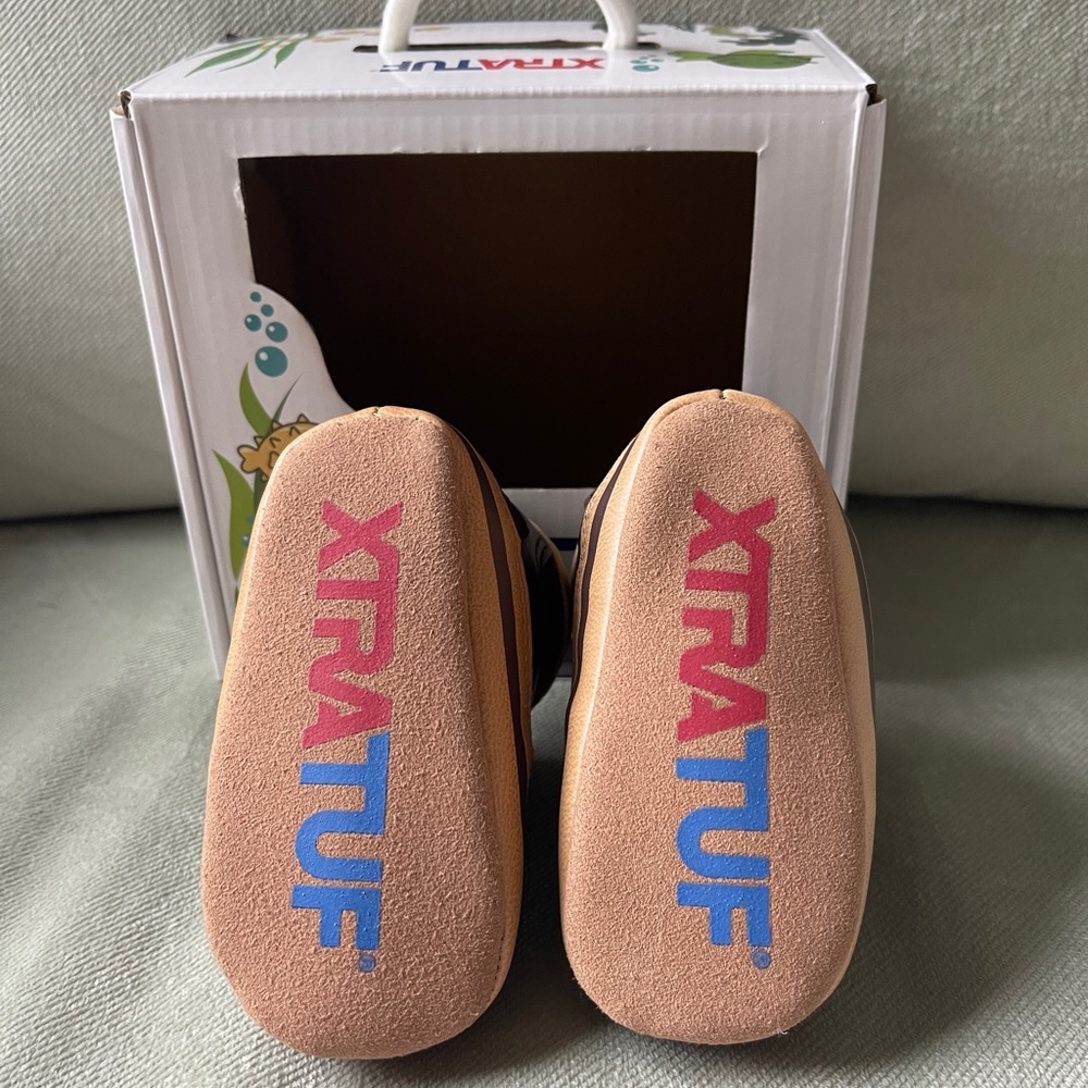 XtraTuf Brown Baby Walker Shoes - Picture 3 of 5
